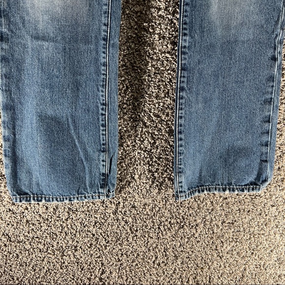 Express Rocco Slim Fit Bootcut Jeans Medium Wash Denim Mens Size 32 X 30 *RIP* - Picture 3 of 12